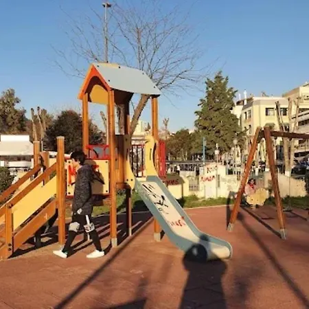 Sea View Across The Golden Bay Beach, Cosy Sunny, Spacious In Aretsou Kalamaria * Thessaloniki